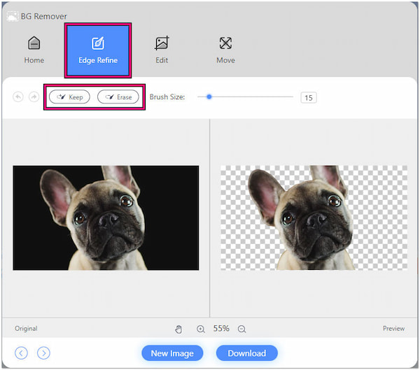 Refine Subject Edges