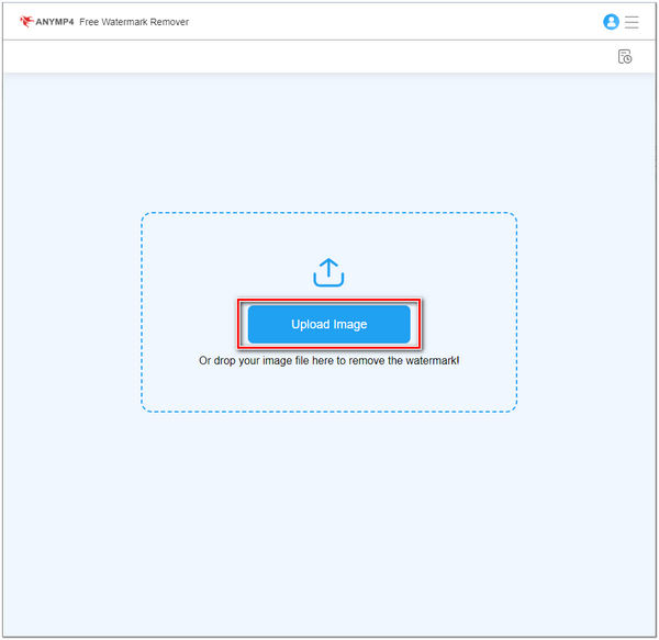 Remove Watermark AnyMP4 Watermark Remover Online Upload Image