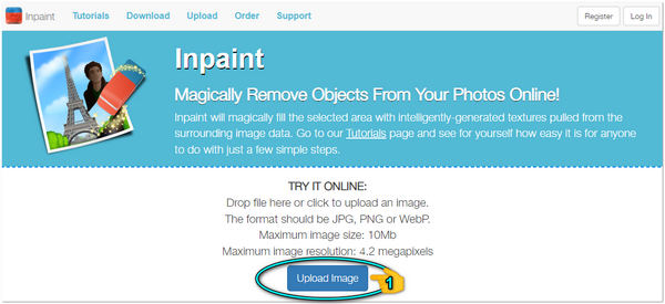 Remove Watermarks from Prestige Portraits Inpaint Upload
