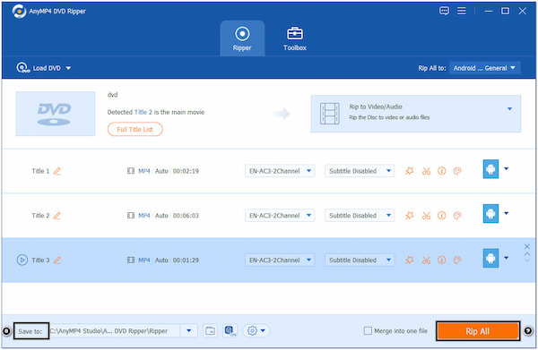 Rip DVD to Android Device