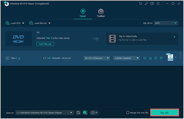 Rip DVD to DivX Format