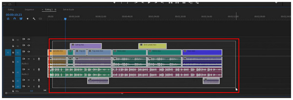 Scale To Frame Select The Media Files Editing Timeline