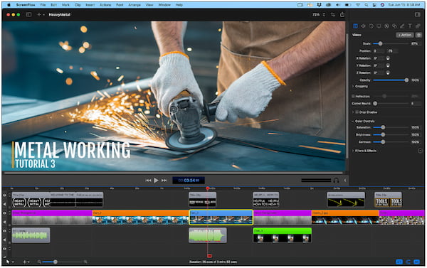 ScreenFlow Editing Tools