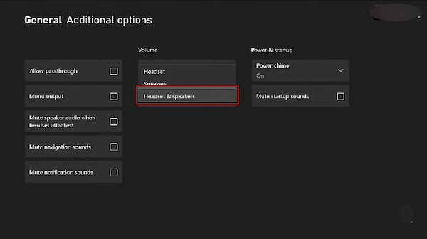 Select Headset And Speaker
