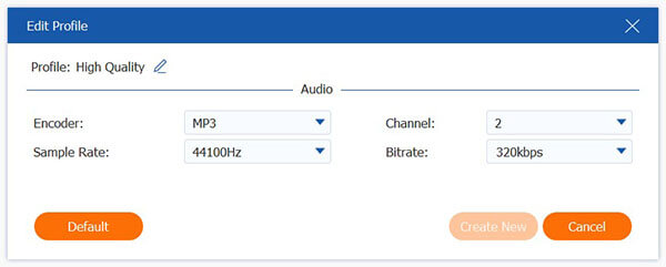 Select MP3 Sample Rate