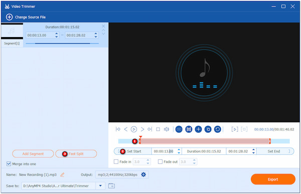 Select Portion To Keep