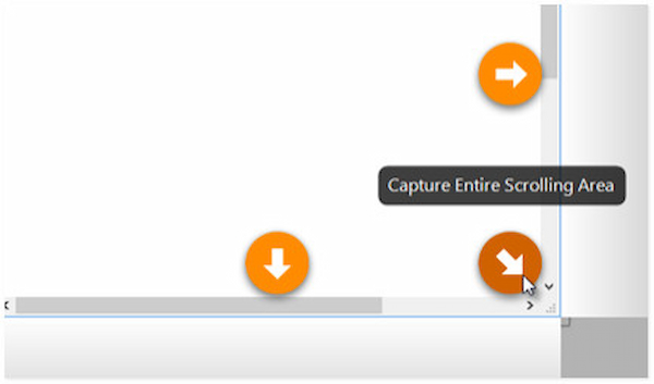 Select Scrolling Arrow