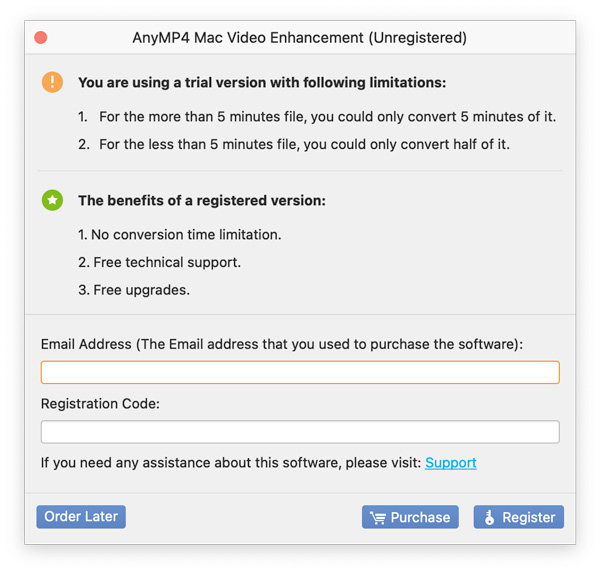 Text Email Address And Register