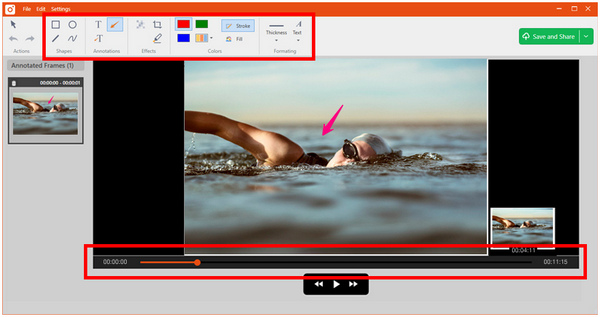 Tinytake Video Editor Interface