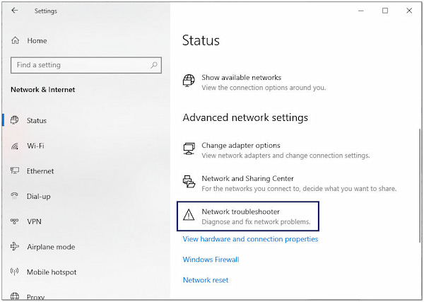 Troubleshoot Network Connectivity