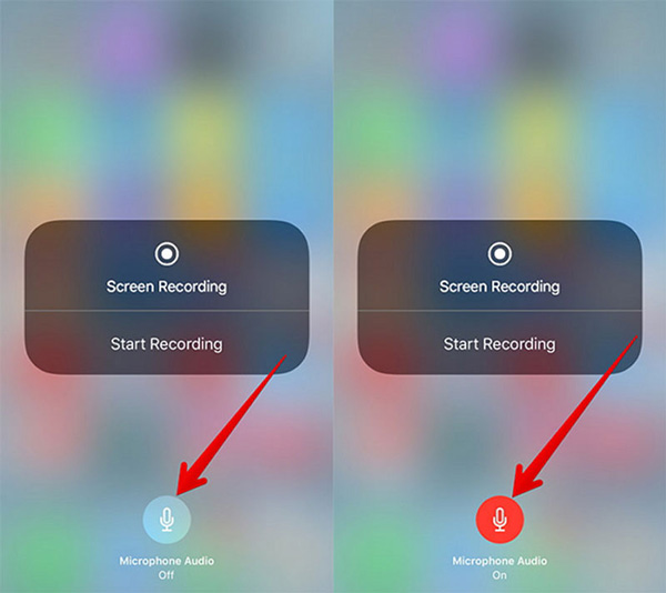 Turn on microphone Audio