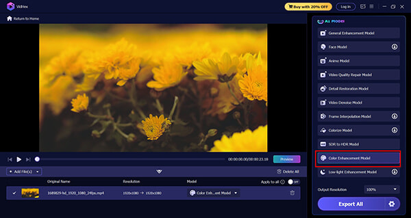 Vidhex Color Enhancement Model