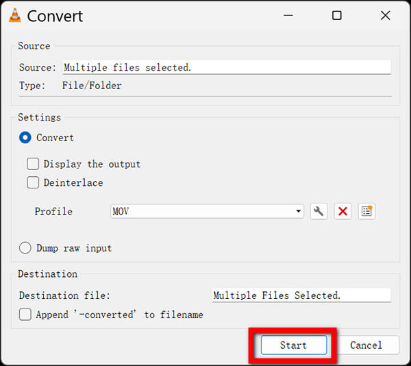VLC Convert Mkv to Mov