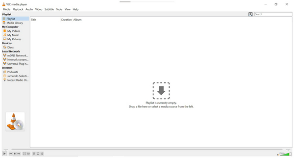 VLC Media Player Interface