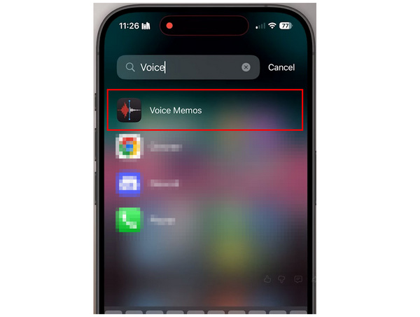 Voice Memo Open