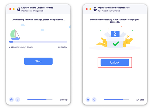 Wipe Passcode Unlock