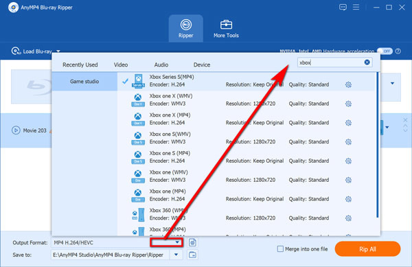 Xbox Compatible Output Formats