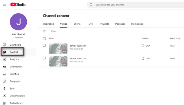 Youtube Studio Log In